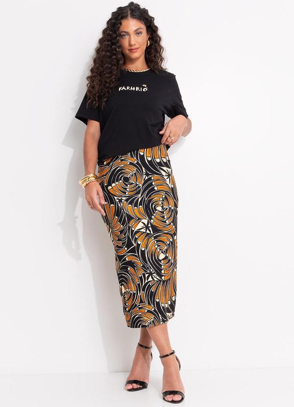 Farm - T-Shirt Fit Farmrio Tucaninho Preto 3