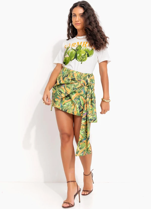 Farm - T-Shirt Fit Papacoco Off White 3