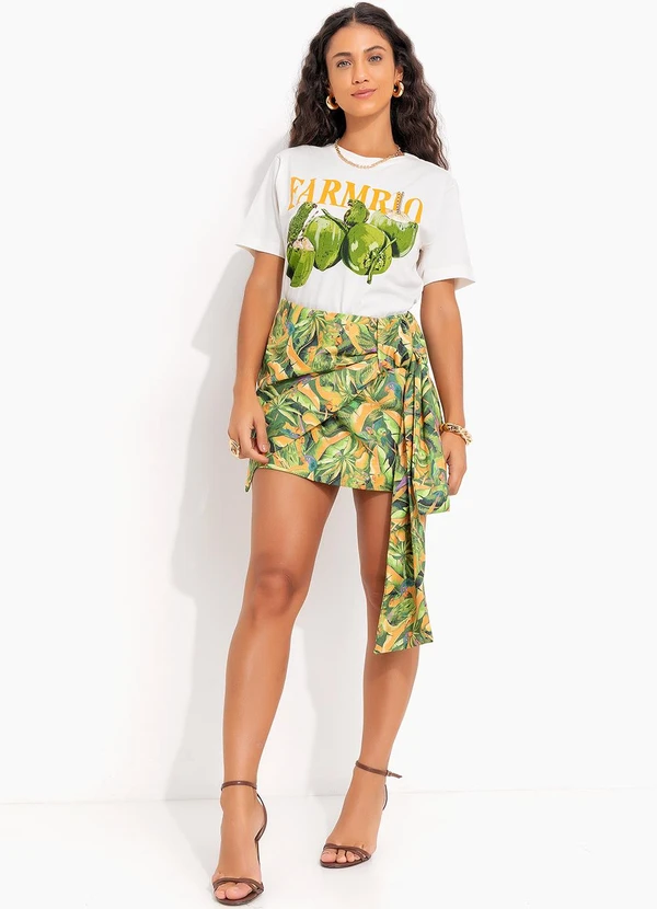 Farm - T-Shirt Fit Papacoco Off White 6