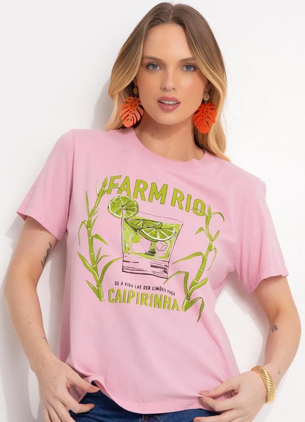 Farm - T-Shirt Fit Rosa