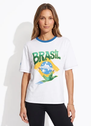 Farm Etc - T-Shirt Ipanema Brasil Off White - FARM ETC