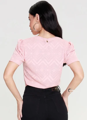 Outlet - T Shirt Lace Rosa - OUTLET