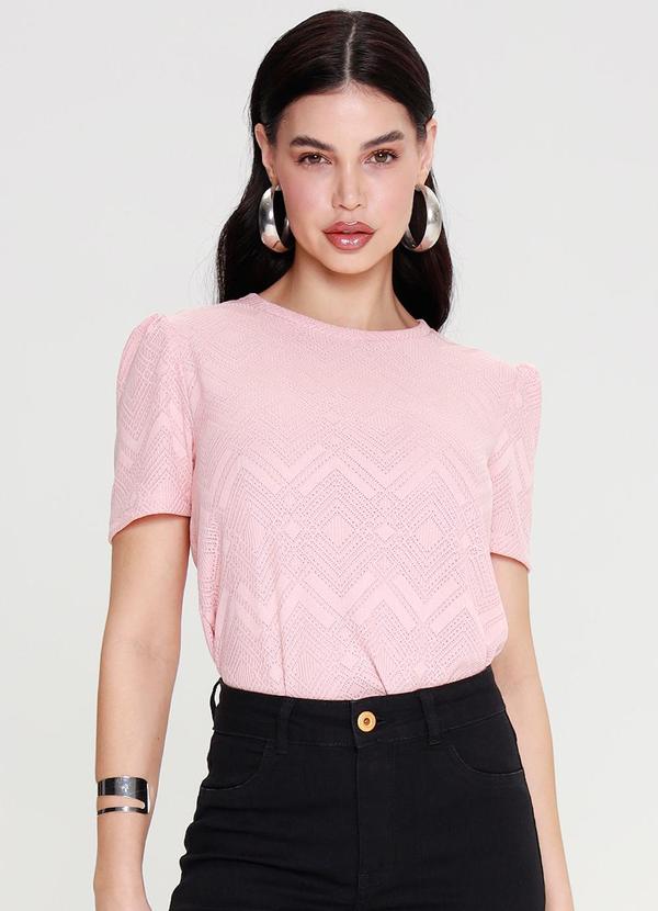 Outlet - T Shirt Lace Rosa