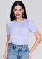 Outlet - T Shirt Lace Rosa - variação: Roxo