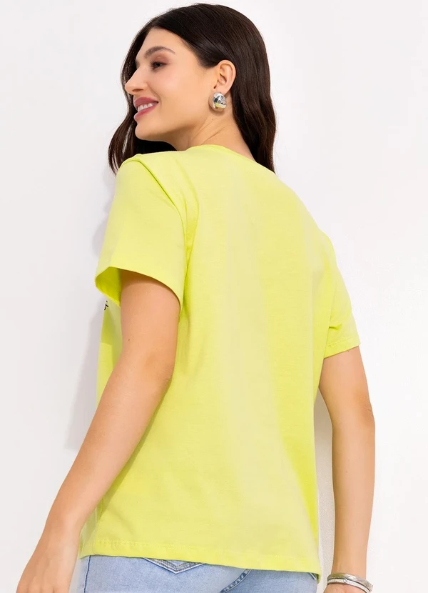 Disney - T-Shirt Lima em Malha de Algodão Penteado 2