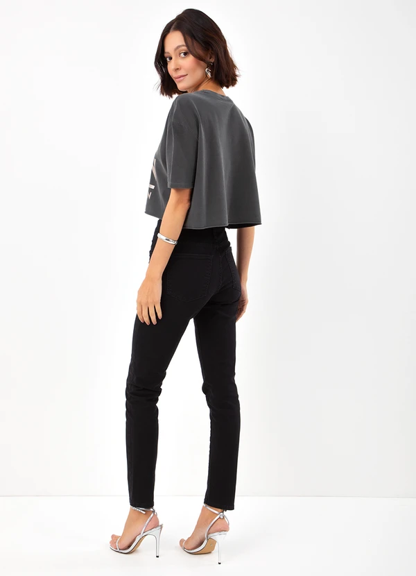 John John - T-Shirt Line Stone Preto 4