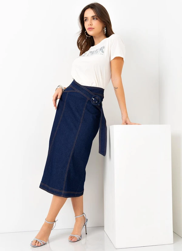 Mob - T-Shirt Malha Aplicação La Mer Bege 6