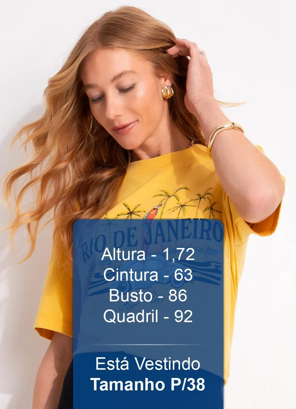 Farm - T-Shirt Média Brasileirinho Rio Amarelo 5