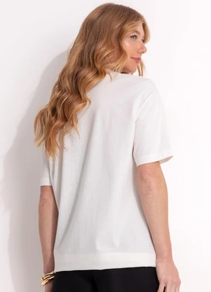 Farm - T-Shirt Média Brasileirinho Rio Off White - FARM