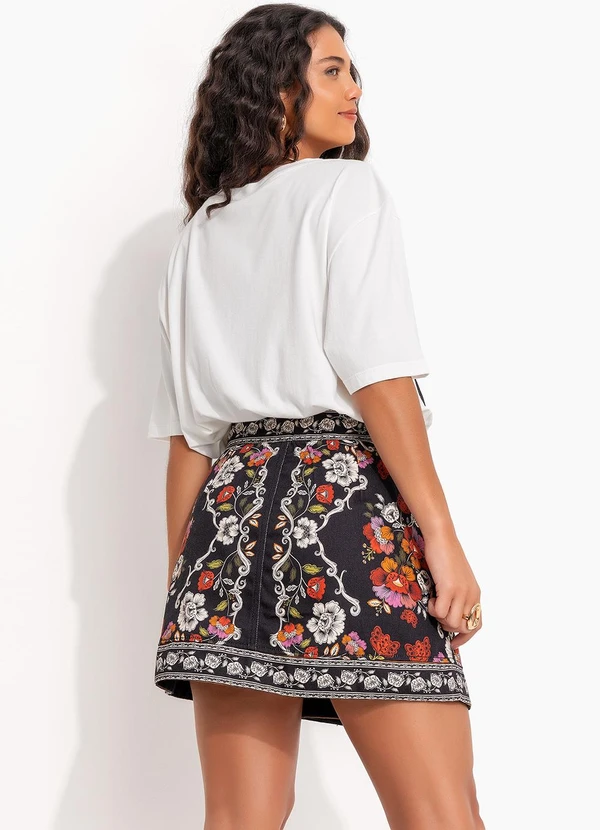 Farm - T-Shirt Média Buena Gente Off White 4