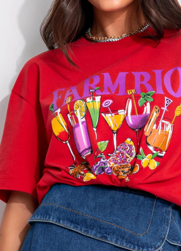 Farm - T-Shirt Média Drinks Farm Rio Vermelho 5