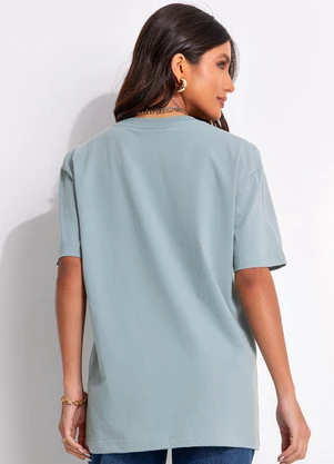 Farm - T-Shirt Média Mojito Rio Azul - FARM
