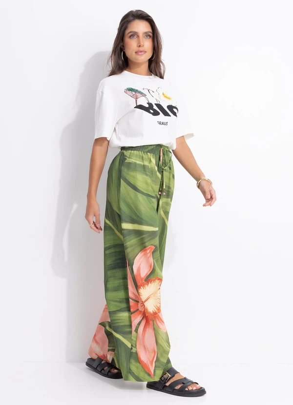 Farm - T-Shirt Média Rio 40 Graus Off White 3