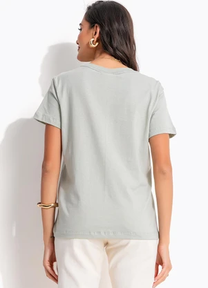 Farm - T-Shirt Mergulho da Tarde Azul - FARM