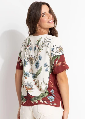 Farm - T-Shirt Milena Bege - FARM