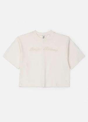 Authoria - T-Shirt Off White Bonjour Madame Off White - AUTHORIA