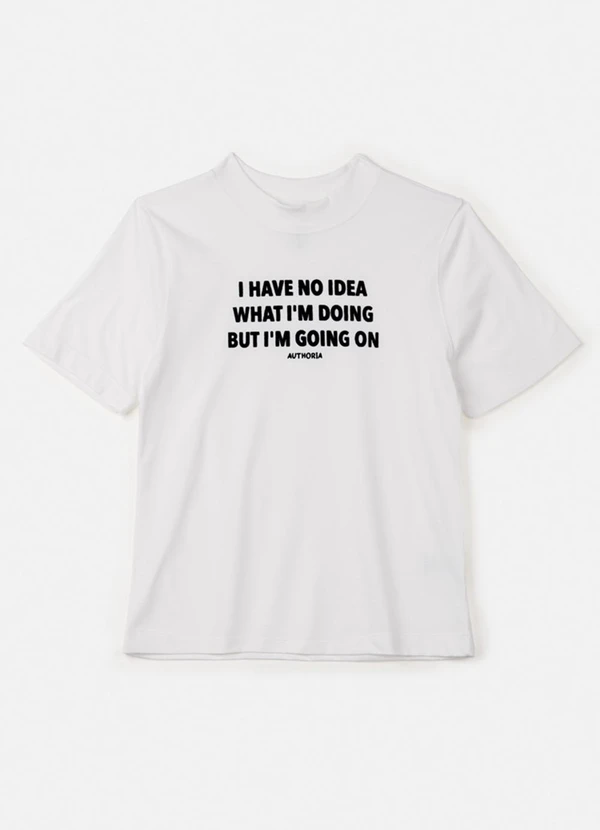 Authoria - T-Shirt Off White Estampado Branco 2