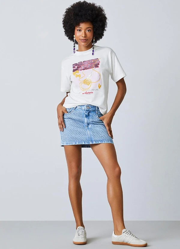 Authoria - T-Shirt Off White Pasta Night Off White 3