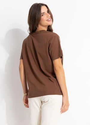 Farm - T-Shirt Original do Brasil Marrom - FARM