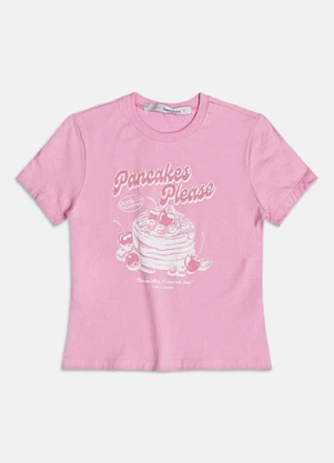 Authoria - T-Shirt Pancakes Please Rosa - AUTHORIA