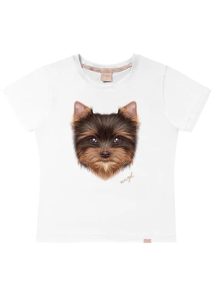 Angel - T-Shirt Pets Branco - ANGEL