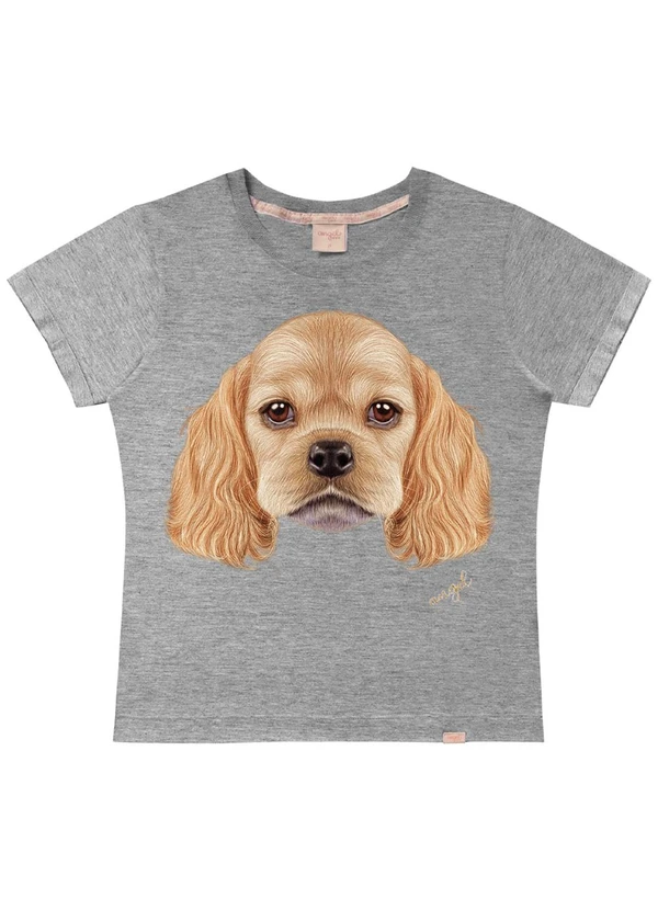 Angel - T-Shirt Pets Cinza