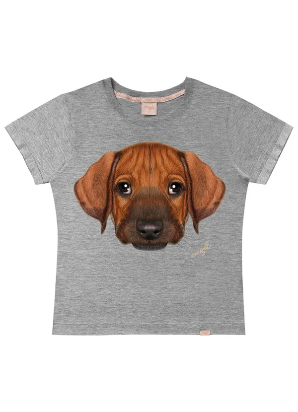 Angel - T-Shirt Pets Cinza