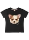 Angel - T-Shirt Pets Branco - variação: Preto