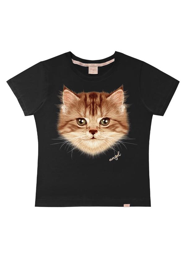 Angel - T-Shirt Pets Preto