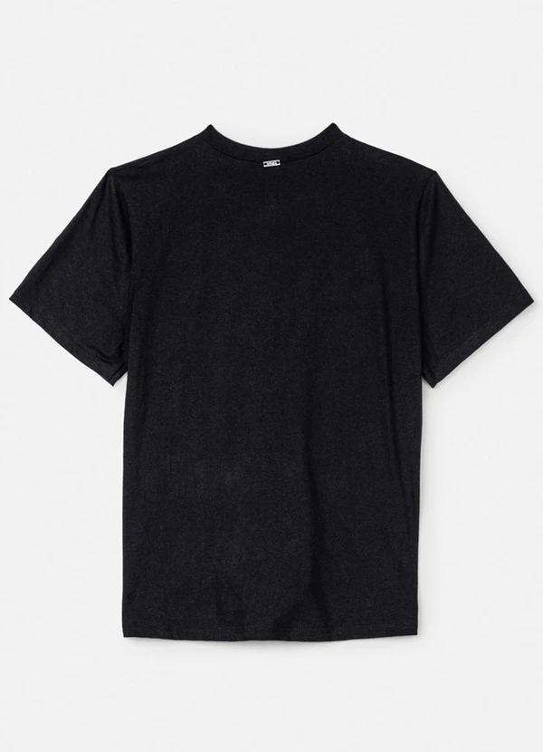 Authoria - T-Shirt Preta com Nó e Strass Preto 3