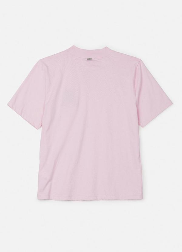 Authoria - T-Shirt Rosa com Pedrarias Rosa 2
