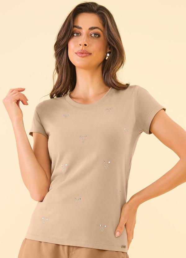 Angel - T-Shirt Strass Bege