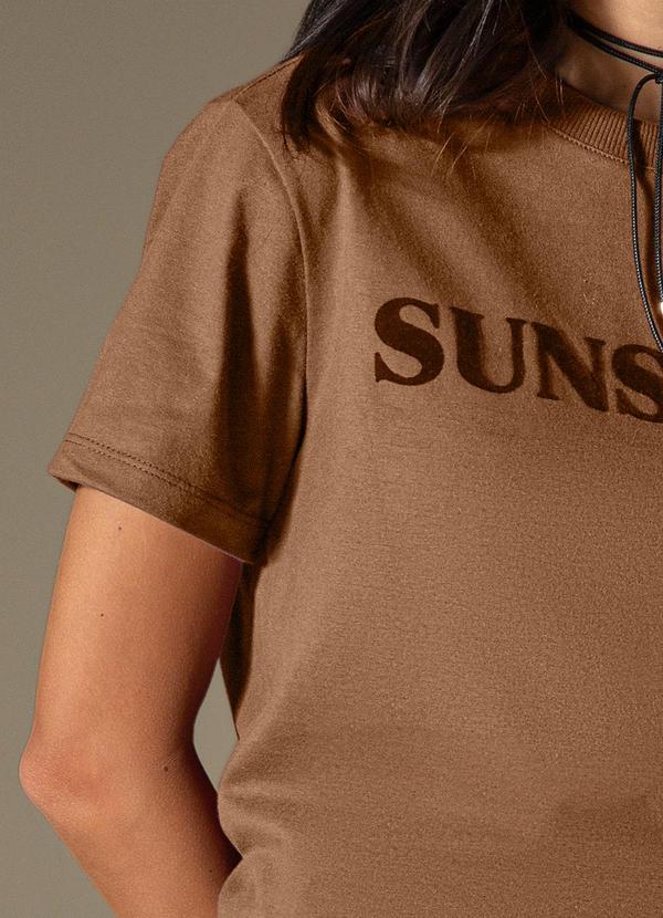 Use Modo - T-Shirt Sunshine Marrom 3
