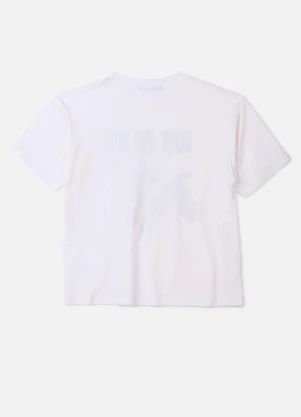 Authoria - T-Shirt Sushi Girl com Strass Off White - AUTHORIA