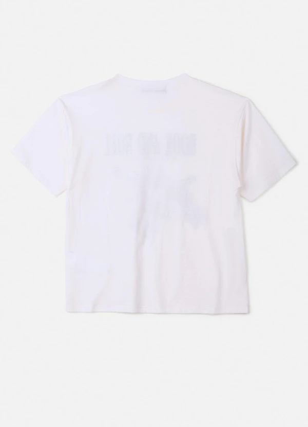 Authoria - T-Shirt Sushi Girl com Strass Off White 2