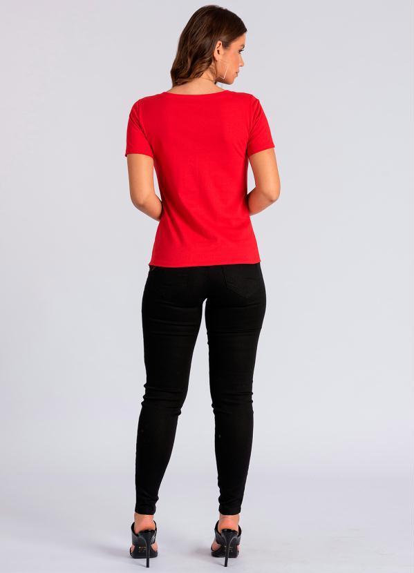 Briard - T-Shirt Vermelho 4