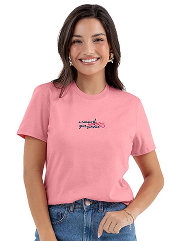Rezzato - T-Shirt Your Summer Adulto Feminino Rosa