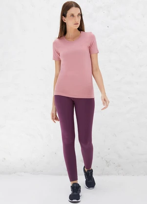 Basicamente - Tech T-Shirt Modal Premium Rose - BASICAMENTE