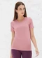 Basicamente - Tech T-Shirt Modal Premium Cinza Escuro - variação: Rose