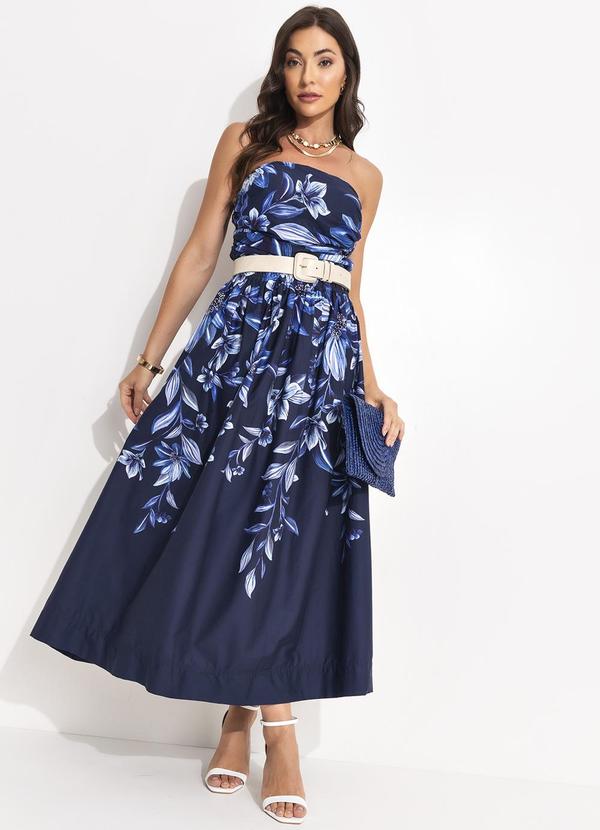 Farm - Blusa Floral Tati Azul 7