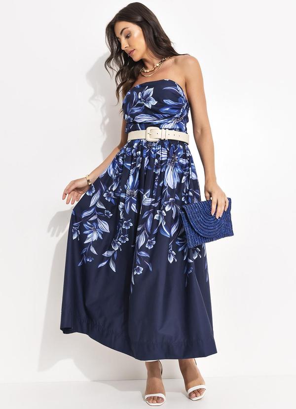 Farm - Blusa Floral Tati Azul 8