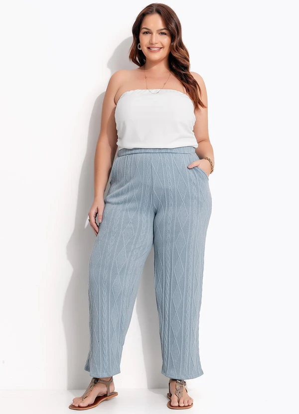 Quintess - Blusa Off White em Malha Crepe