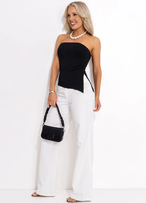 Bimini - Blusa Preto em Cotton 5