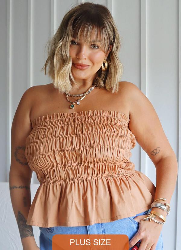 In Love - Blusa Tomara que Caia Livia Marrom