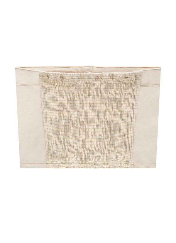 Enfim - Top Areia sem Alça em Sarja 4