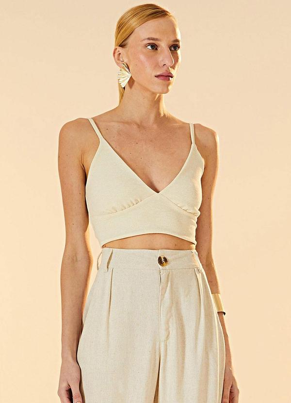 Linzzi - Top em Malha Lurex Off White 3