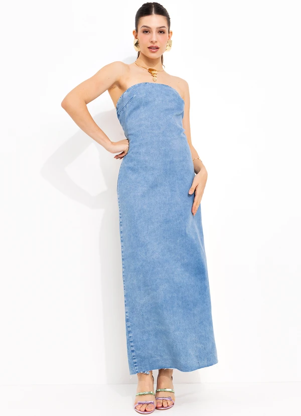 Colcci - Vestido Jeans Azul 3