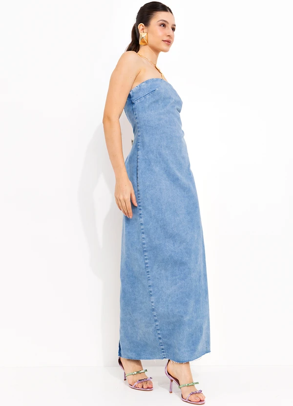 Colcci - Vestido Jeans Azul 4