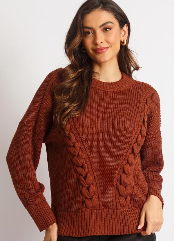 Doce Tom - Blusa Tricot Amely Terracota
