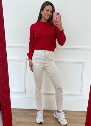 Doce Tom - Blusa Tricot Giseli Red Night - DOCE TOM